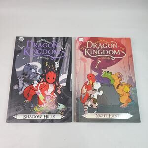 Lot Of 2 - Shadow Hills & Night Hunt (Dragon Kingdom of Wrenly) Graphic Novels